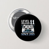 Level 11 Ontgrendeld Geweldig 2015 Design Ronde Button 5,7 Cm (Voorkant /achterkant)
