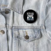 Level 11 Ontgrendeld Geweldig 2015 Design Ronde Button 5,7 Cm (In situ)