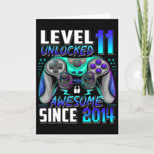 Level 11 Ontgrendeld Geweldig Sinds 2014 11e Verja Kaart