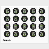 Level 11 Ontgrendeld Geweldig Sinds 2014 11e Verja Ronde Sticker (Vel)