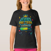 LEVEL 11 Pre Teen Loading - 10e Verjaardag Gift T-shirt (Voorkant)