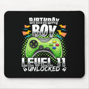 Level 11 Unlocked Video Game 11th Birthday Gamer G Muismat