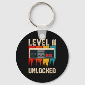 Level 11 Unlocked Video Game Controller Birthday M Sleutelhanger (Voorkant)