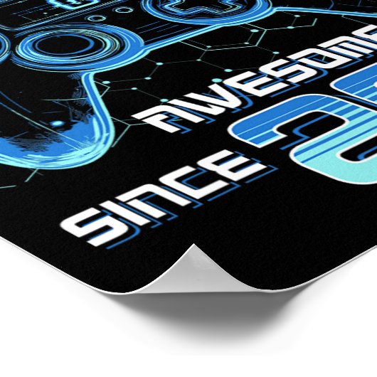 Level 11 Unlocked Video Game Party 11th Birthday G Poster (Hoek)