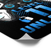 Level 11 Unlocked Video Gamer 11th Birthday Boys  Poster (Hoek)