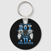 Level 11 Unlocked Video Gamer 11th Birthday Boys  Sleutelhanger (Voorkant)