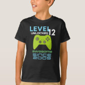 Level 12 Geweldige 2009-videoband zonder vergrende T-shirt (Voorkant)