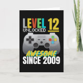 Level 12 Ontgrendeld Geweldig Sinds 2009 Kaart (Voorkant)