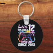Level 12 Ontgrendeld Geweldig Sinds 2013 12e Verja Sleutelhanger (Voorkant)