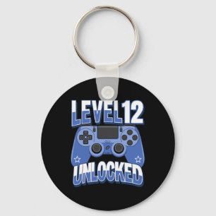 Level 12 Ontgrendeld Grappige Videospeler 12e Verj Sleutelhanger