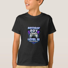 Level 12 Ontgrendelde Gamer Shirt – Kids Gamen 