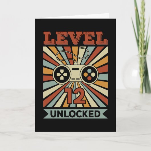Level 12 Ontgrendelde Verjaardag van de Videogamer Kaart (Voorkant)