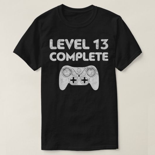 Level 13 Complete  13th Wedding Anniversary Gift  T-shirt (Design voorkant)