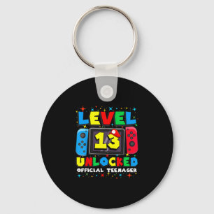 Level 13 Ontgrendeld Gamer 13e Verjaardagscadeau V Sleutelhanger