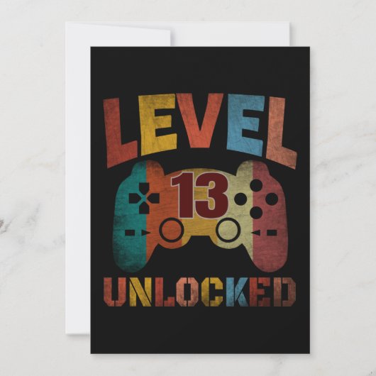 LEVEL 13 ONTGRENDELD KAART (Voorkant)