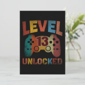 LEVEL 13 ONTGRENDELD KAART (Staand voorkant)