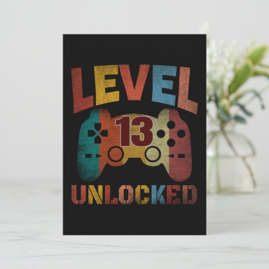 LEVEL 13 ONTGRENDELD KAART (Staand voorkant)