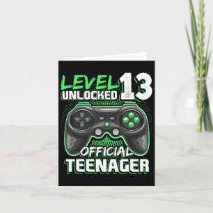 Level 13 Ontgrendeld Officiële Tiener Videogame 13 Kaart