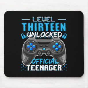 Level 13 Ontgrendeld Officiële Tiener Videospel 13 Muismat