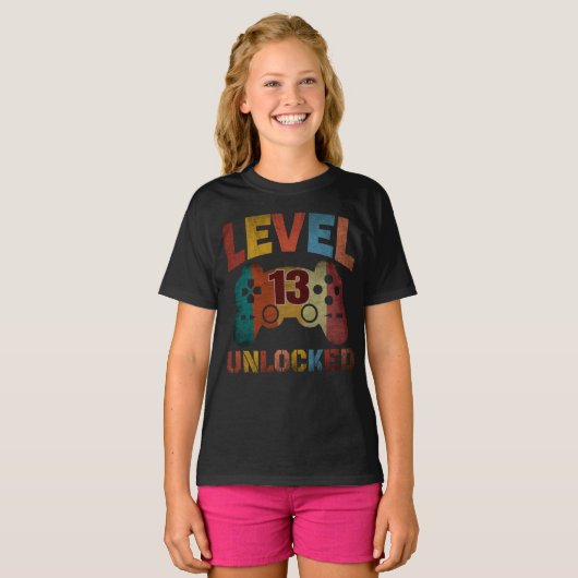 LEVEL 13 ONTGRENDELDE T-SHIRT (Voorkant volledig)