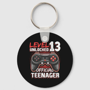 Level 13 Unlocked Official Teenager Video Game 13t Sleutelhanger