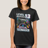 Level 13 Unlocked Official Teenager Video Game 13t T-shirt (Voorkant)