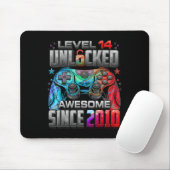 Level 14 Ontgrendeld Geweldig Sinds 2010 14e Verja Muismat (Met muis)