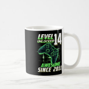 Level 14 Ontgrendeld Geweldig Sinds 2011 14e Verja Koffiemok
