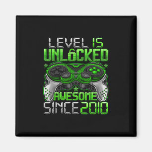 Level 15 Ontgrendeld 15 Jaar Oude Cadeaus Jongens  Magneet