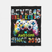 Level 15 Unlocked Awesome Since 2010 15th Birthday Fleece Deken (Voorkant)