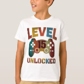 LEVEL 15 VRIJGESPEELD T-Shirt (Voorkant)