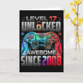 Level 17 Ontgrendeld Geweldig Sinds 2008 17e Verja Kaart (Gele Bloem)