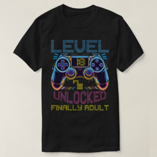 Level 18 Ontgrendeld – Eindelijk Volwassen! T-shirt