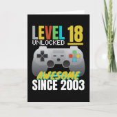 Level 18 Ontgrendeld Geweldig Sinds 2003 Kaart (Voorkant)