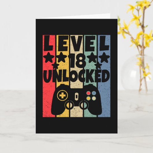 Level 18 Ontgrendeld Kaart (Gele Bloem)