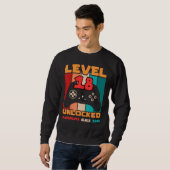 Level 18 Ontgrendeld Verjaardag Gamer Design Trui (Voorkant volledig)
