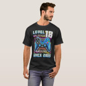 Level 18 Unlocked Awesome 2005 Video Game 18th Bir T-shirt (Voorkant volledig)