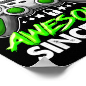 Level 19 Unlocked 19 Year Old Boys 19th Birthday B Poster (Hoek)