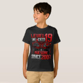 Level 19 Unlocked 19 Year Old Boys 19th Birthday B T-shirt (Voorkant volledig)