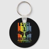 Level 1 Complete Gamer Gift 1 Years Wedding Annive Sleutelhanger (Voorkant)