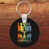Level 1 Complete Gamer Gift 1 Years Wedding Annive Sleutelhanger (Voorkant)