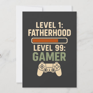 Level 1 Vader zijn, Level 99 Gamer Ontwerp Kaart