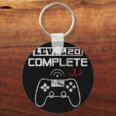 Level 20 Complete 20e bruiloft Jubileum Vrouwen M Sleutelhanger (Voorkant)