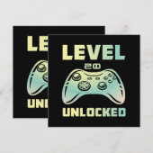 level 20 ontgrendeld (Voorkant / Achterkant)