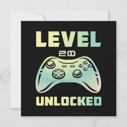 level 20 ontgrendeld (Voorkant)