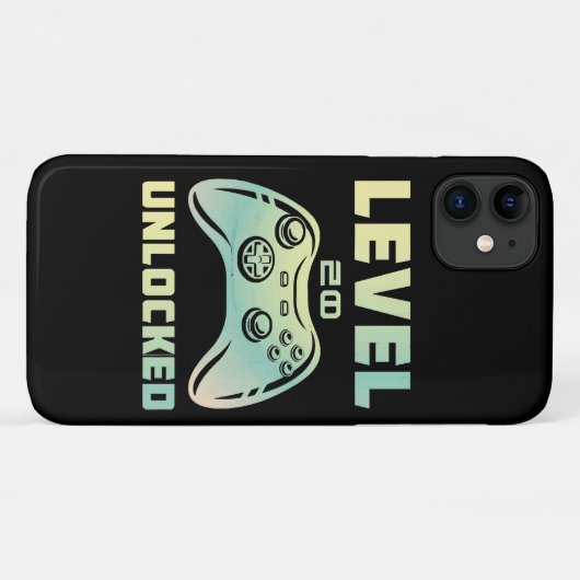 level 20 ontgrendeld Case-Mate iPhone case (Achterkant (horizontaal))
