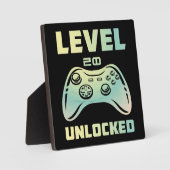 level 20 ontgrendeld fotoplaat (Voorkant)