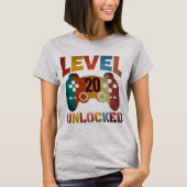 LEVEL 20 VRIJGESPEELD T-Shirt (Voorkant)