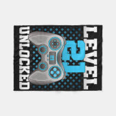 Level 21 Ontgrendeld Video Gaming 21ste Verjaardag Fleece Deken (Voorkant (Horizontaal))