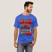 Level 26 Unlocked Awesome Since 1999 26th Birthday T-shirt (Voorkant volledig)